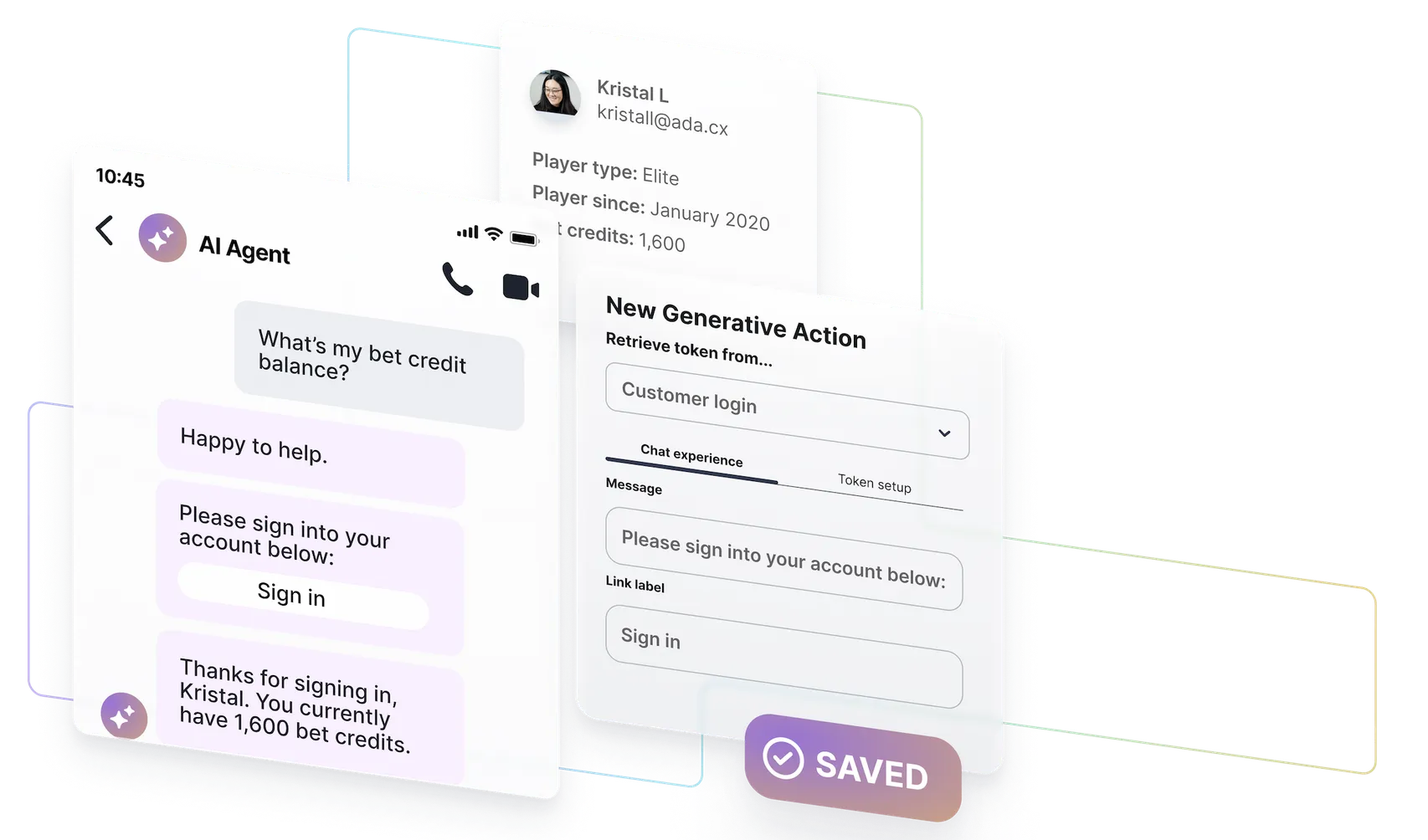 Chatbot interaktif, Asisten chatbot, Asisten AI, Interaksi chatbot